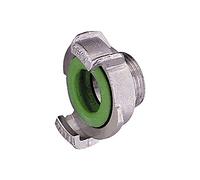 RIEGLER 107830-K 110 A-ES Geka Raccord Rigide en Acier Inoxydable pour Tuyau d'Arrosage, Tuyau, Pneumatique G 1/2 Extérieur