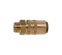 RIEGLER 107917-270.21 Embrayage de température DN 6 avec AG, avec vanne d'arrêt M14 x 1,5 droite, 1 pièce