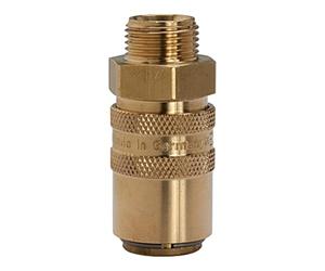 RIEGLER 107917-270.21 Embrayage de température DN 6 avec AG, avec vanne d'arrêt M14 x 1,5 droite, 1 pièce