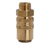 RIEGLER 107918-270.22 Embrayage de température DN 6 avec AG, avec vanne d'arrêt G 1/4 droite, 1 pièce