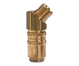 RIEGLER 107920-270.24 Embrayage de température DN 6 avec AG, avec vanne d'arrêt G 1/4 45°, 1 pièce
