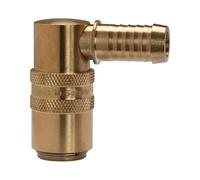 RIEGLER 107955-280.03 Raccord de température DN 9, robinet 13 mm, vanne d'arrêt et bec 90°, 1 pièce