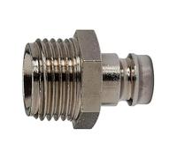 RIEGLER 107976-280.611 Raccord à emboîter DN 9 avec filetage extérieur, M16 x 1,5, SW 17, 1 pièce