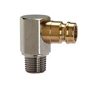 RIEGLER 107990-280.806 Mamelon de température DN 9, 90°, avec filetage externe, R 3/8, 1 pièce