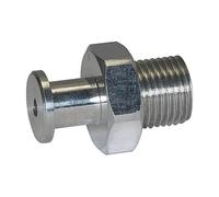 RIEGLER 108465-311.018-32 Mamelon de raccordement rond pour aspirateur plat, PFG, G 1/8 AG Ø 50 mm, 1 pièce