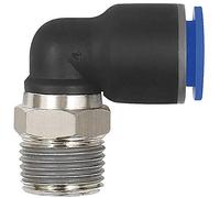 RIEGLER 109284-126.014-6 Lot de 1 raccord à visser en forme de L Bleu