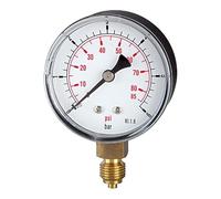 RIEGLER 115013-110.32-KDE Pressure Line Mano standard G 1/8 en bas, 0-2,5 bar/36 psi, Ø 40, 1 pièce