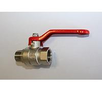 RIEGLER 115722-335.05-E Robinet à billes"valve line", levier à main, MS vern, IG/AG, G 3/4, 1 pièce.