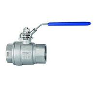 RIEGLER 115735-395.03-E Robinet à boule en acier inoxydable 1.4408/1.4301, G 1/2, DN 15, 1 pièce