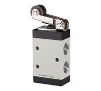 RIEGLER 115957-511.2001 Vanne 3/2 voies à commande mécanique M3, levier à rouleaux, NC, G 1/4, 1 pièce