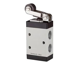 RIEGLER 115957-511.2001 Vanne 3/2 voies à commande mécanique M3, levier à rouleaux, NC, G 1/4, 1 pièce