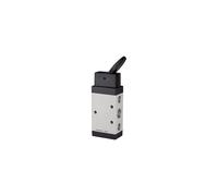 RIEGLER 115993-515.3101 Vanne à 5/2 voies à commande manuelle M5, levier basculant, bistable, G 1/4, 1 pièce