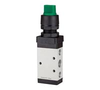 RIEGLER RIEGLER distributeur 5/2 voies manuel M5 levier court monostable G 1/4 vert Quantité:1