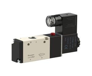 RIEGLER 116102-517.1203 Vanne directionnelle 3/2 voies monostable, NC, G 1/4, 24 VDC, 850 l/min, 1 pièce