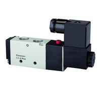 RIEGLER 116126-517.2003 Valve électrique 5/2 voies 4 V Monter, G 1/4, 24 VDC, 850 l/min, 1 pièce