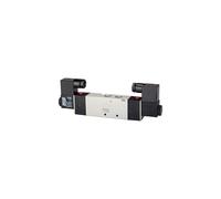 RIEGLER 116169-517.3204 Vanne électro-neuve 5/3 voies avec sortie centrale, G 1/4, 24 V CC 950 l/min, 1 pièce