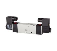 RIEGLER 116178-517.3306 Vanne électropneume 5/3 voies d'évacuation centrale, G 1/2, 230 V, 50 Hz, 1 pièce