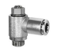 RIEGLER 116844 Vanne d'étranglement des deux côtés G 1/8 raccord 4-1 pièce