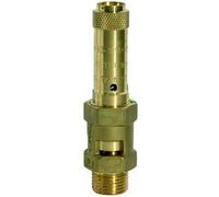 RIEGLER 117720-229.01-7,3 Soupape de sécurité en laiton G 1/2, pression de réponse 7,3 bar, 1 pièce