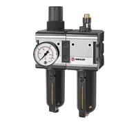 RIEGLER 133126-CL 45 M-SR-10 Multifix Unité de maintenance 2 pièces avec réservoir en métal BG 4, G 1 pièce