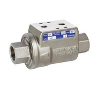 RIEGLER 133389-351.916 Vanne de blocage pneumat Bet, Doppeltw, NC, MS vern, NBR, Rp 1 1/2, 1 pièce