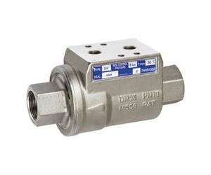 RIEGLER 133389-351.916 Vanne de blocage pneumat Bet, Doppeltw, NC, MS vern, NBR, Rp 1 1/2, 1 pièce