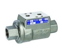 RIEGLER 133391-351.925 Vanne de blocage pneumat Bet, Doppeltw, NC, MS vern, FKM, Rp 1 1/4, 1 pièce