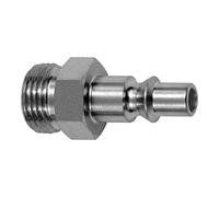 RIEGLER 134067-243.50-A-ST Mamelon pour coupleur NW 5,5, ARO 210, acier trempé/verzé, G 1/4 AG, 1 pièce