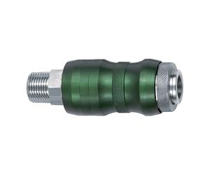 RIEGLER 134075-249.05-S Raccord de sécurité NW7,8, Bi-Tec, MS vern, R 3/8 AG, 2050 l/min, 1 pièce