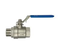 RIEGLER 135904-3395.23 Robinet à boisseau sphérique en acier inoxydable 2 pièces Filetage intérieur/extérieur G 1/2 DN 15