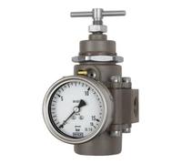 RIEGLER 137326-580RC1-38-17 Régulateur de pression en acier inoxydable 1.4401, BG 1, G 3/8, 1,7-17,5 bar