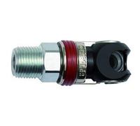 RIEGLER 141633-423.13-SCH-NPT Raccord de sécurité pivotant NW 6, ISO 6150 C, acier, NPT 1/2 AG, 1 pièce