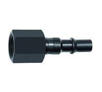 RIEGLER 141646-423.51-NPT Mamelon pour raccords NW 6, ISO 6150 C, acier, NPT 1/4 IG, 1 pièce