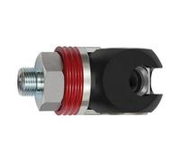 RIEGLER 141715-426.13-SCH Raccord de sécurité pivotant NW 11, ISO 6150 C, acier, G 1/2 AG, 1 pièce