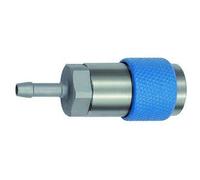 RIEGLER 141890-426.21-DREH-B Raccord de sécurité rotatif NW 6, ISO 6150 C, douille LW 6, bleu, 1 pièce