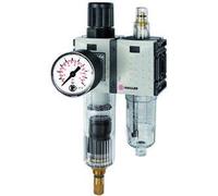 RIEGLER 142461-FUM 611-8 WE 2 pièces « FUTURA-mini », PC-B, Standardmano, G 1/4, 0,5-8, VA, 1 pièce