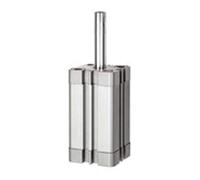RIEGLER 15.AMI.80010 Série ATE Cylindre compact à action simple, sans pression avec aimant, filetage interne, piston 80 mm, hub 10 mm, raccord G 1/8", tige de piston M12 x 1,75