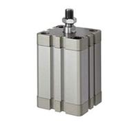 RIEGLER 15.DMA.125080 Série ACE Cylindre compact double action avec aimant piston 125 mm, hub 80 mm, raccord G 1/4", tige de piston M20 x 1,5