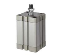 RIEGLER 15.DMA.25035 Série ACE Cylindre compact double action avec aimant piston 25 mm, course 35 mm, raccord M5, tige de piston M8 x 1,25