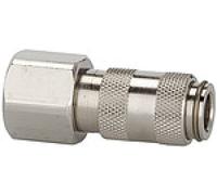 RIEGLER 156206-243.08/3-ES-E Raccord à dégagement rapide NW 2,7, acier inoxydable 1.4305, M5 IG, 1 pièce