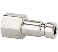RIEGLER 156263-243.09/9-ES-E Mamelon pour embrayage NW 2,7, acier inoxydable 1.4305, G 1/8 IG, SW 12, 1 pièce