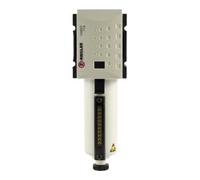 RIEGLER 156559-FU 844-M Filtre « Futura » avec embout métallique, tube de vision, 5 µm, BG 2, G 1/2, VA