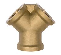 RIEGLER Distributeur/ 2 plis G3/8 à l'intérieur Laiton Quantité:1