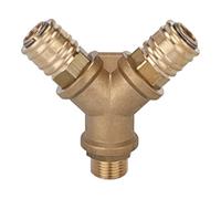 RIEGLER Distributeur en Y RIEGLER avec 2 raccords 1/2" Quantité:1