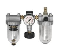 RIEGLER 101067-850 C Unité de maintenance 3 pièces standard avec réservoir PC, BG 3, G 1/2