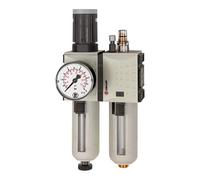 RIEGLER Riegler Unité de maintenance 2 pcs »FUTURA«, PC, BG 2, G 1/2, 0,5-10 bar, HA Quantité:1