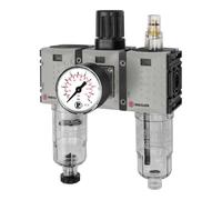 RIEGLER FUTURA-mini 142482-FUM 621-8 WE Lot de 3 pièces PC-B Standard Mano G 1/4 0,5-8 HA