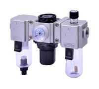 RIEGLER Riegler Unité de maintenance 3 pièces »GA-mini«, PC, BG 200, G1/4, 1,5-9 bar, H Quantité:1
