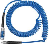 Riegler Kit d'accouplement de sécurité à bouton-poussoir pour tuyau spiraléPolyuréthaneØ 10 x 6,5 mm Longueur 3 m - 158190