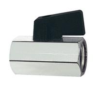 RIEGLER Mini robinet à boisseau 20,95 mm filetage int./int. RIEGLER Quantité:1